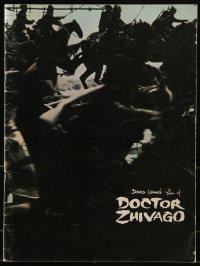 4h313 DOCTOR ZHIVAGO souvenir program book 1965 Sharif, Christie, David Lean!