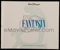 4h322 FANTASIA souvenir program book R1990 Disney classic 50th anniversary commemorative edition!