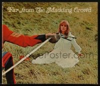 4h325 FAR FROM THE MADDING CROWD souvenir program book 1968 Julie Christie, Stamp, John Schlesinger