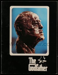 4h335 GODFATHER souvenir program book 1972 Marlon Brando in Francis Ford Coppola crime classic!