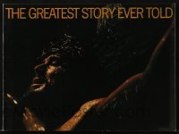 4h346 GREATEST STORY EVER TOLD souvenir program book 1965 George Stevens, Max von Sydow as Jesus!