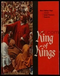 4h360 KING OF KINGS hardcover souvenir program book 1961 includes four 8.5x11 color photos!