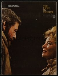 4h366 LION IN WINTER souvenir program book 1968 Katharine Hepburn, Peter O'Toole as Henry II!