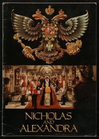 4h384 NICHOLAS & ALEXANDRA English souvenir program book 1971 Czars & end of Russian aristocracy!