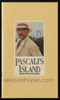 4h391 PASCALI'S ISLAND souvenir program book 1988 Ben Kingsley, directed by James Dearden!