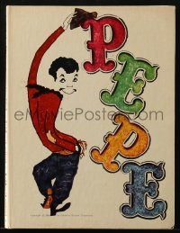 4h392 PEPE hardcover souvenir program book 1960 art of Cantinflas, plus photos of the all-star cast!