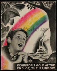 4h399 RAINBOW ON THE RIVER souvenir program book 1936 Bobby Breen, gold at the end of the rainbow!