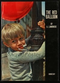 4h481 RED BALLOON hardcover book 1956 Albert Lamorisse French classic, includes some color images!