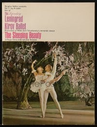 4h415 SLEEPING BEAUTY souvenir program book 1966 Leningrad Kirov Ballet, great images of dancers!