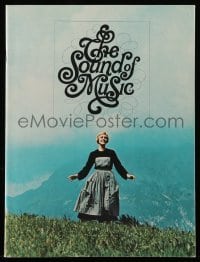 4h418 SOUND OF MUSIC 36pg souvenir program book 1965 Robert Wise classic musical, Julie Andrews!