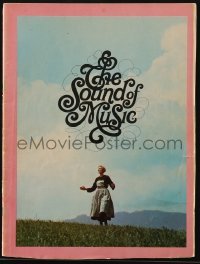 4h417 SOUND OF MUSIC English souvenir program book 1965 Julie Andrews, Robert Wise musical classic!