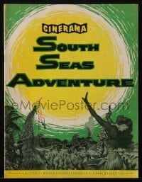 4h420 SOUTH SEAS ADVENTURE Cinerama souvenir program book 1958 they surrendered to it in Cinerama!