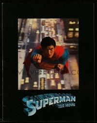4h427 SUPERMAN souvenir program book 1978 comic book hero Christopher Reeve, Gene Hackman, Brando