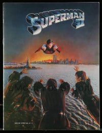 4h428 SUPERMAN II souvenir program book 1981 Christopher Reeve, Terence Stamp, Gene Hackman!