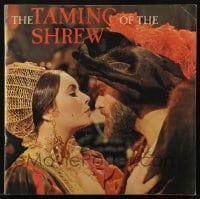 4h431 TAMING OF THE SHREW souvenir program book 1967 Elizabeth Taylor, Richard Burton, Zeffirelli!