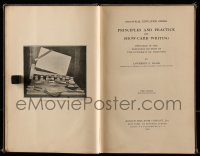 4h479 PRINCIPLES & PRACTICE OF SHOW-CARD WRITING hardcover book 1922 Industrial Education Series!