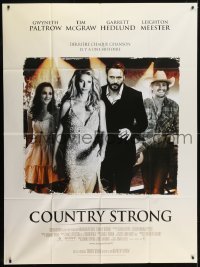 4j725 COUNTRY STRONG French 1p 2011 Gwyneth Paltrow, Tim McGraw, Garrett Hedlund, country music!