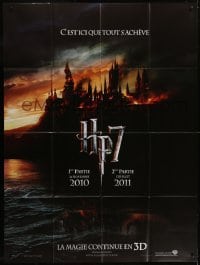 4j797 HARRY POTTER & THE DEATHLY HALLOWS PART 1 & PART 2 teaser French 1p 2010 it all ends here!