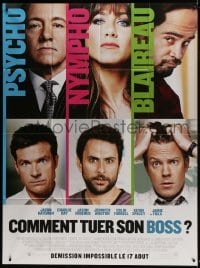 4j807 HORRIBLE BOSSES advance French 1p 2011 Jason Bateman, Aniston, Colin Farrell, Day, Spacey!