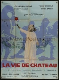 4j866 MATTER OF RESISTANCE French 1p 1966 La Vie de Chateau, Tevlun art of Catherine Deneuve!