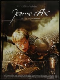 4j868 MESSENGER French 1p 1999 directed by Luc Besson, c/u of Milla Jovovich as Joan of Arc!