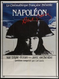 4j882 NAPOLEON French 1p R1980 Dieudonne as Bonaparte, Abel Gance, cool different Month art!