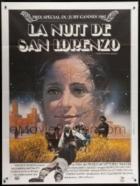 4j886 NIGHT OF THE SHOOTING STARS French 1p 1982 La Notte di San Lorenzo, art by Michel Landi!