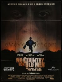 4j888 NO COUNTRY FOR OLD MEN French 1p 2007 The Coens, Josh Brolin, Javier Bardem, Tommy Lee Jones!