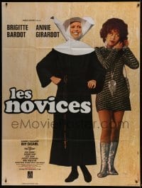 4j892 NOVICES French 1p 1970 Brigitte Bardot wearing nun's habit + sexy Annie Girardot!