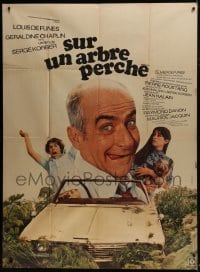 4j902 PERCHED ON A TREE French 1p 1971 Louis de Funes, Gerladine Chaplin, Olivier De Funes
