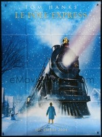 4j906 POLAR EXPRESS advance French 1p 2004 Robert Zemeckis directed, wonderful train art!