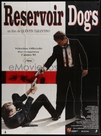 4j923 RESERVOIR DOGS French 1p 1992 Tarantino, different image of Harvey Keitel & Steve Buscemi!