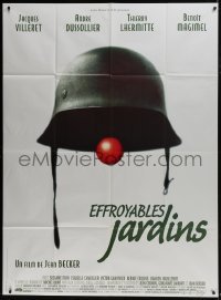 4j961 STRANGE GARDENS French 1p 2003 Effroyables Jardins, art of WWII helmet & red clown nose!