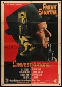 4j495 TONY ROME Italian 1p 1967 detective Frank Sinatra w/gun & sexy near-naked girl on bed!