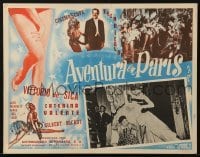 4j544 CASINO DE PARIS Mexican LC 1957 sexy girls & jazz, Vittorio de Sica, great border art!