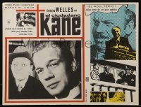 4j546 CITIZEN KANE Mexican LC R1960s Orson Welles classic, c/u of Joseph Cotten & Everett Sloane!