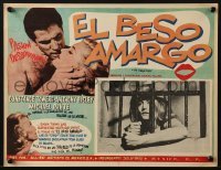 4j602 NAKED KISS Mexican LC 1966 Sam Fuller, sexy bad girl Constance Towers behind bars!