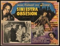 4j604 NIGHT & THE CITY Mexican LC 1950 Jules Dassin, wrestling promoter Richard Widmark!