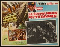 4j605 NIGHT TO REMEMBER Mexican LC 1961 English Titanic biography, different sinking ship art!