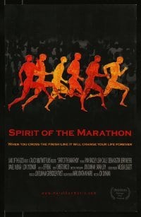 4j083 SPIRIT OF THE MARATHON 11x17 special poster 2007 running will change your life forever!