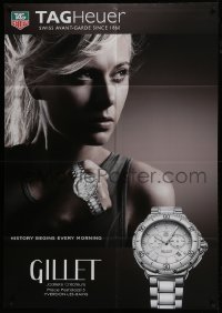 4j036 TAG HEUER 35x51 Swiss advertising poster 2010 watch advertisement with Maria Sharapova!