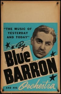 4j085 BLUE BARRON concert WC 1940s performing with his orchestra, The Music of Yesterday and Today!
