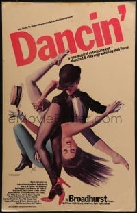 4j190 DANCIN' stage play WC 1978 directed & choreographed by Bob Fosse, wild Mitchell dance art!
