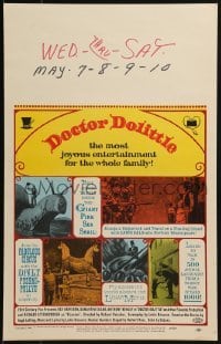 4j263 DOCTOR DOLITTLE WC R1969 Rex Harrison speaks with animals, directed by Richard Fleischer!