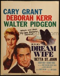 4j264 DREAM WIFE WC 1953 does gay bachelor Cary Grant choose sexy Deborah Kerr or Betta St. John!