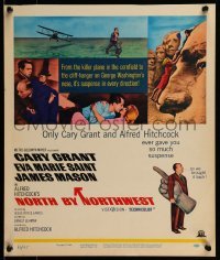 4j315 NORTH BY NORTHWEST WC R1966 Alfred Hitchcock, all the best scenes, better than the original!