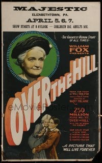 4j320 OVER THE HILL WC 1920 250 million people will see this movie, will you be among the missing!