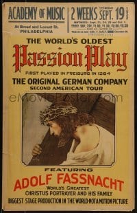 4j220 PASSION PLAY stage play WC 1932 Original German Company Second American Tour, art of Jesus!