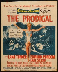 4j327 PRODIGAL WC 1955 the story of Lana Turner's beauty & Edmond Purdom's temptation!