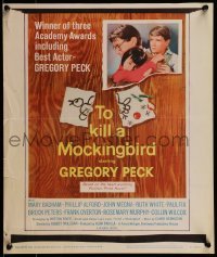 4j359 TO KILL A MOCKINGBIRD WC R1967 Gregory Peck classic, Harper Lee famous novel!